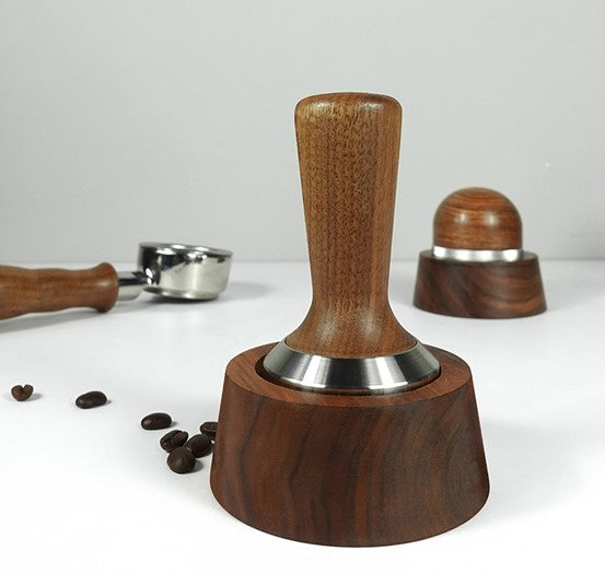 51mm, 53mm, 58mm Espresso Tamper, Coffee Tamper for Espresso Machine -Walnut Handle