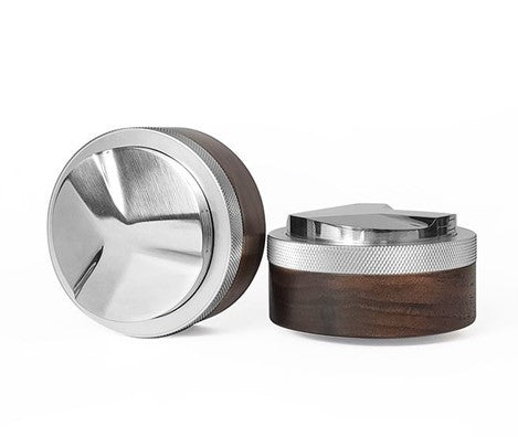58mm Espresso Distribution Tool, Coffee Distributor, Coffee Leveler w/Walnut Handle, Fits for 58mm CafeHabit Portafilter