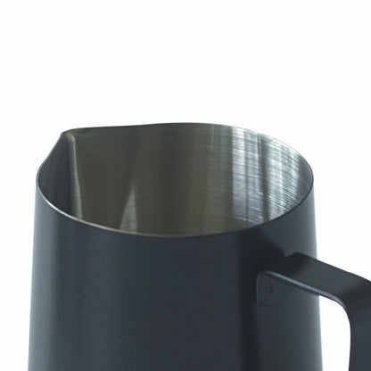 CafeHabit Temp Control Milk Frothing Pitcher, 20oz/600ml,Black