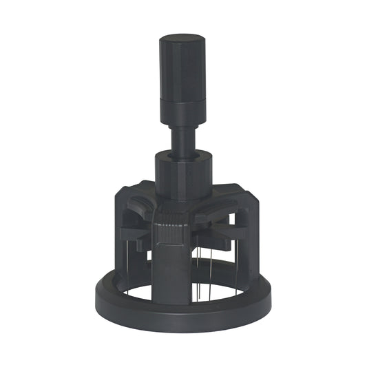 51mm/53mm/58mm Espresso Distribution Tool with Magnetic Base for Coffee Portafilters, Adjustable Depth Needle Distributor Tool