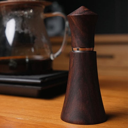 WDT Distribution Tool, 12.5 x 0.35mm 304 Stainless Steel 8Pin Needle Tamper, Coffee Stirrer, Tamper Accessories w/walnut handle