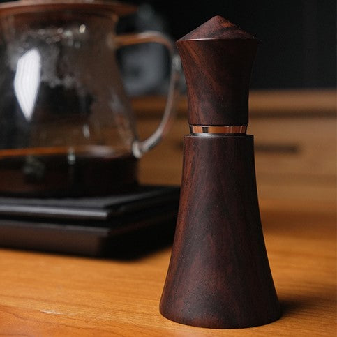 WDT Distribution Tool, 12.5 x 0.35mm 304 Stainless Steel 8Pin Needle Tamper, Coffee Stirrer, Tamper Accessories w/walnut handle