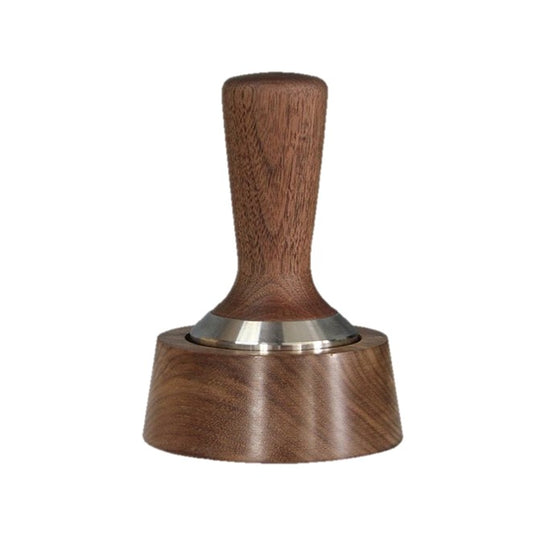 51mm, 53mm, 58mm Espresso Tamper, Coffee Tamper for Espresso Machine -Walnut Handle