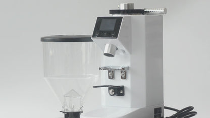 Coffee Grinder with Touch Screen, Coffee Grinder with Large Hopper, White
